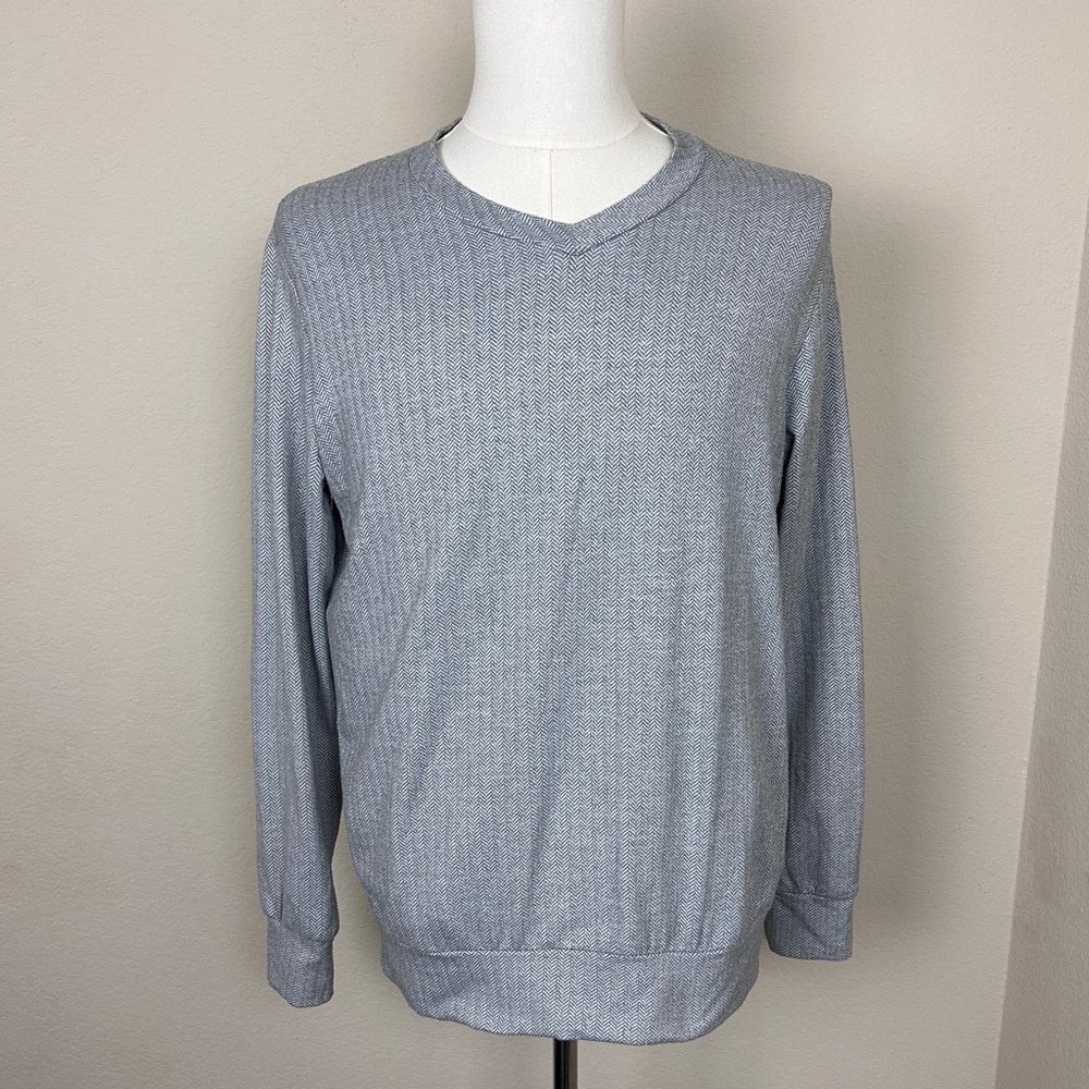 Mizzen+Main Men’s V-Neck sweater Medium Trim Fit